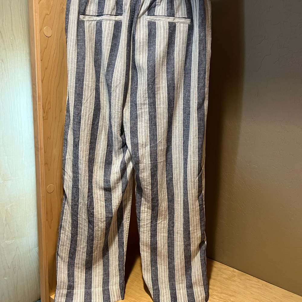 Rails M, Drawstring Vertical Stripe Pant, Ankle L… - image 5